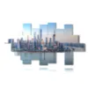 painting with photos of shanghai china - version: 18 pannelli 286x153cm