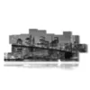 new york black and white paintings with lights - version: 17 pannelli 282x112cm