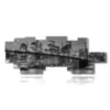 new york black and white paintings with lights - version: 15 pannelli 279x104cm