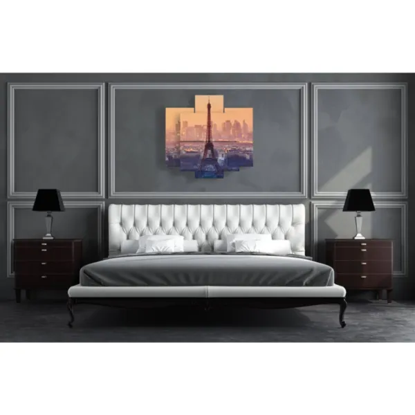 Eiffel Tower prints at sunset