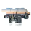 modern painting new york with a view from above - version: 20 pannelli 276x152cm