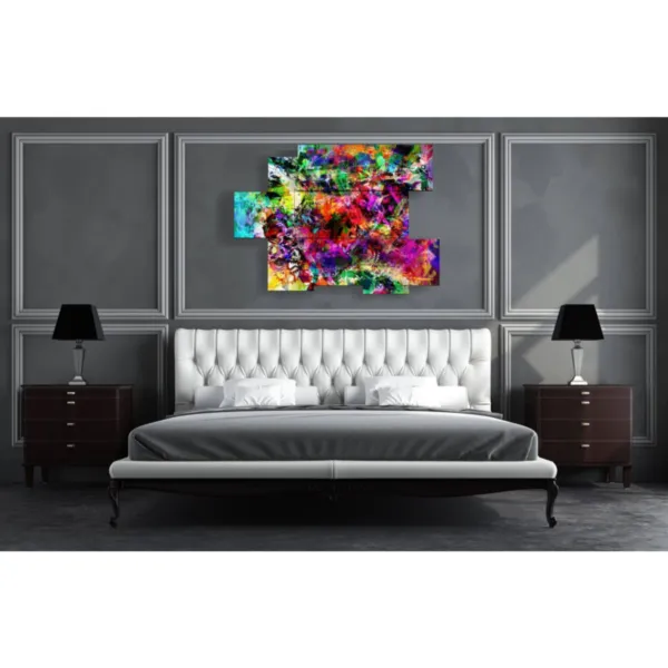 peintures abstraites modernes colorées