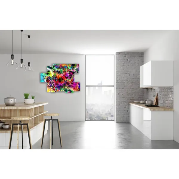 peintures modernes colorées