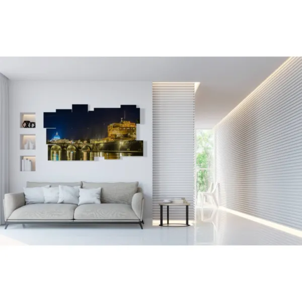 Paintings of Rome with monuments