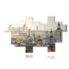 painting roofs of rome overview - version: 16 pannelli 257x150cm