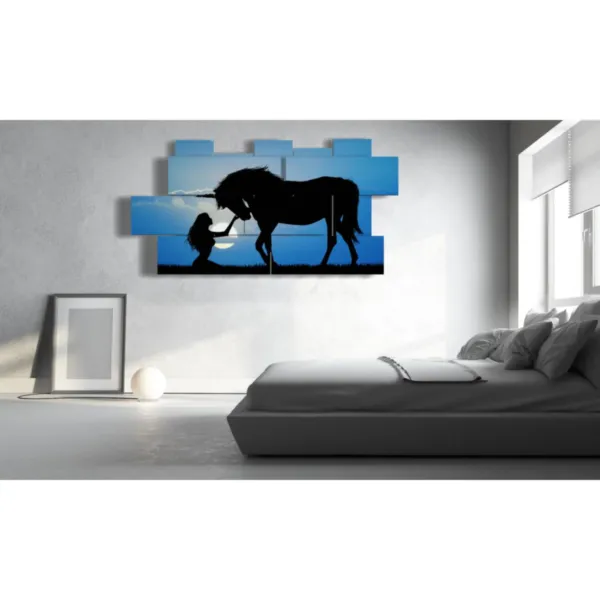 Affiche fantasy chevaux