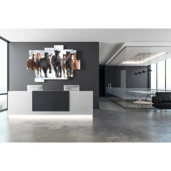 quadri cavalli in corsa decorazioni muro