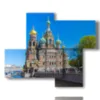 bild mit foto sankt petersburg russland - version: 4 pannelli 94x77cm