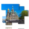 painting with photos saint petersburg russia - version: 6 pannelli 127x102cm