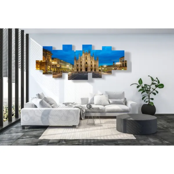 Painted with the Milan Cathedral.