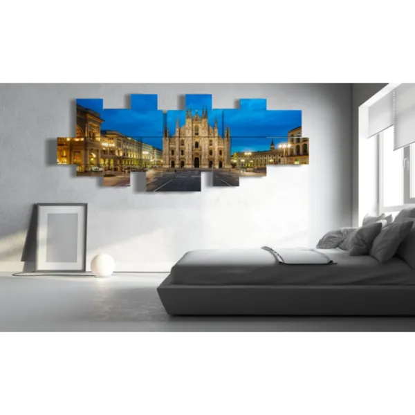 Poster with the Milan Cathedral