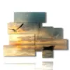 bild seeboot und moewe bei sonnenuntergang - version: 10 pannelli 171x124cm