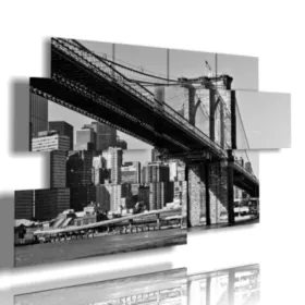 quadri NY in bianco e nero