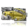 quadri con auto vintage yellow - version: 10 pannelli 183x100cm