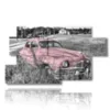 bilder autos gebrauchtwagen rosa - version: 7 pannelli 157x90cm