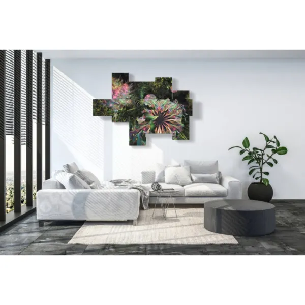 quadri moderni di fiori astratti