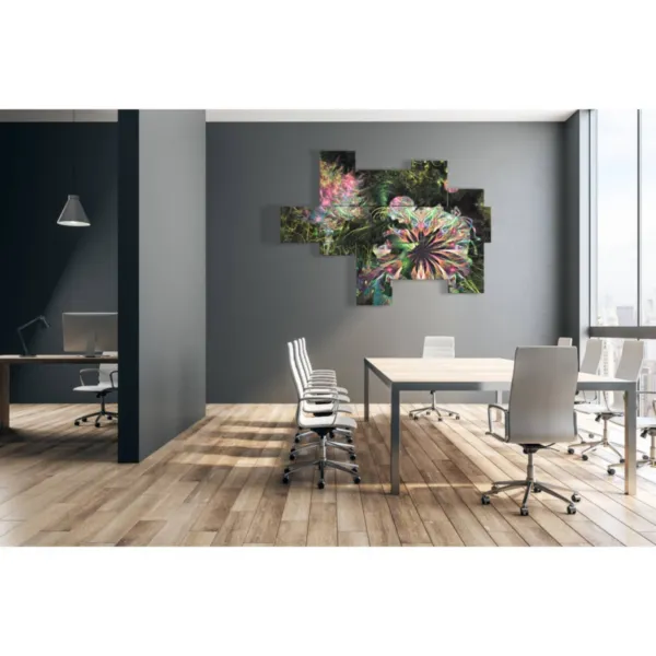 Abstrakte florale Gemälde