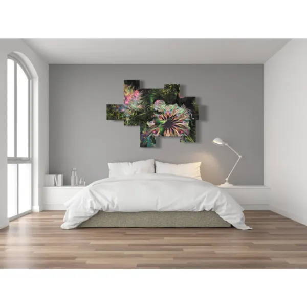 Wandkunst abstrakte Blumen