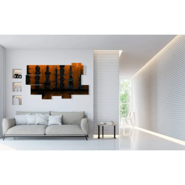 estampas abstractas marrones