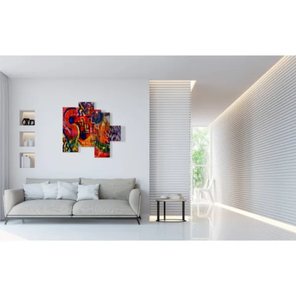 impresiones modernas rojas