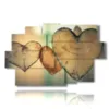 Modern paintings with hearts