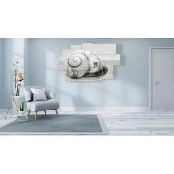 Decoración de paredes con cuadros abstractos