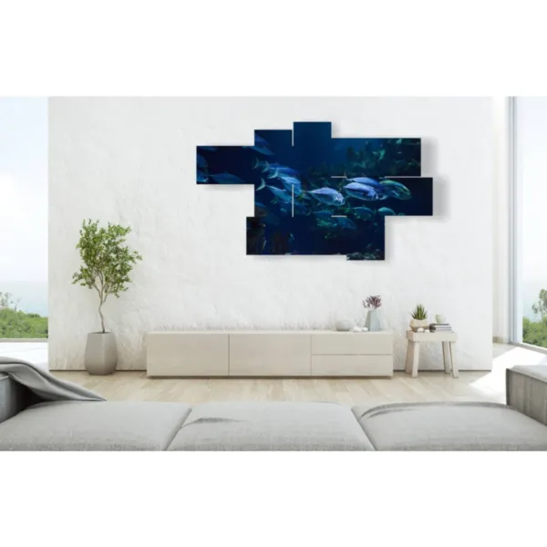 Paintings with colorful fish