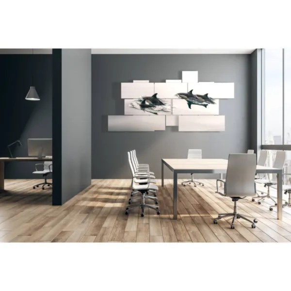 stampe con immagini di pesci e orche