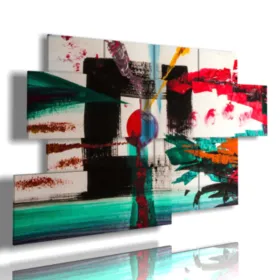 colored paintings with a painting effect