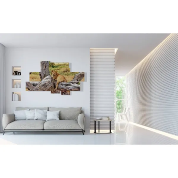 Paintings of lions for decoration