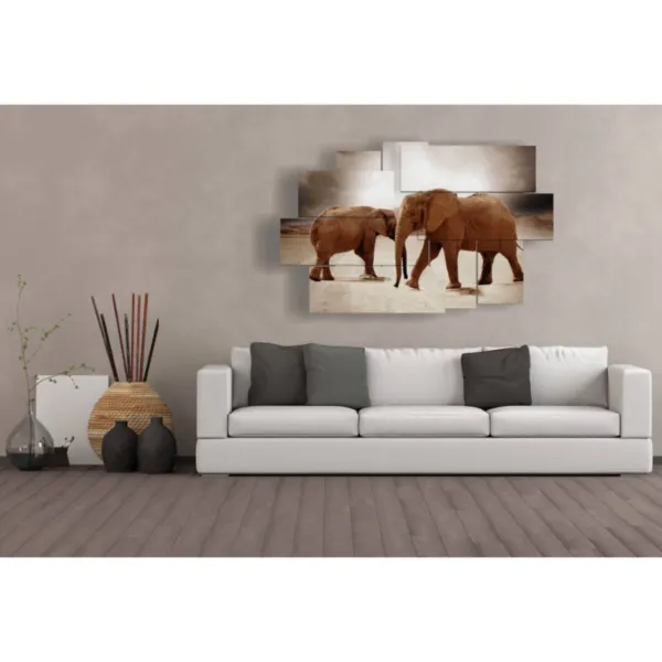 tableaux avec des éléphants