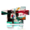 colorful paintings with paint effect - version: 7 pannelli 173x108cm