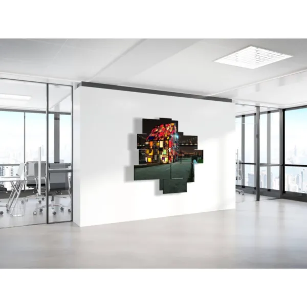 quadri astratti città minimalisti