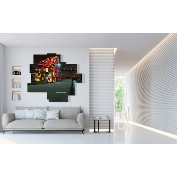 Tableaux abstraits de grandes villes