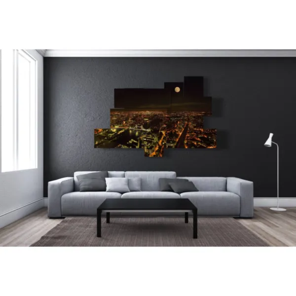 Póster de Londres por la noche