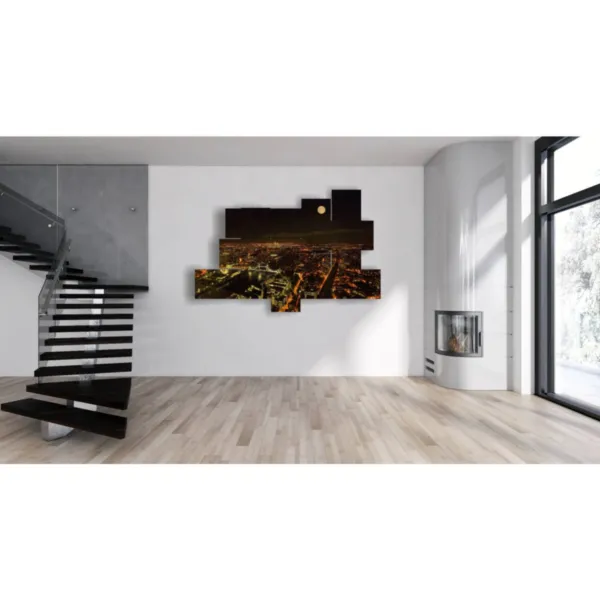 Drucke London Nacht Vollmond