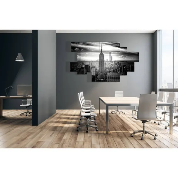 Decorative black and white New York paintings