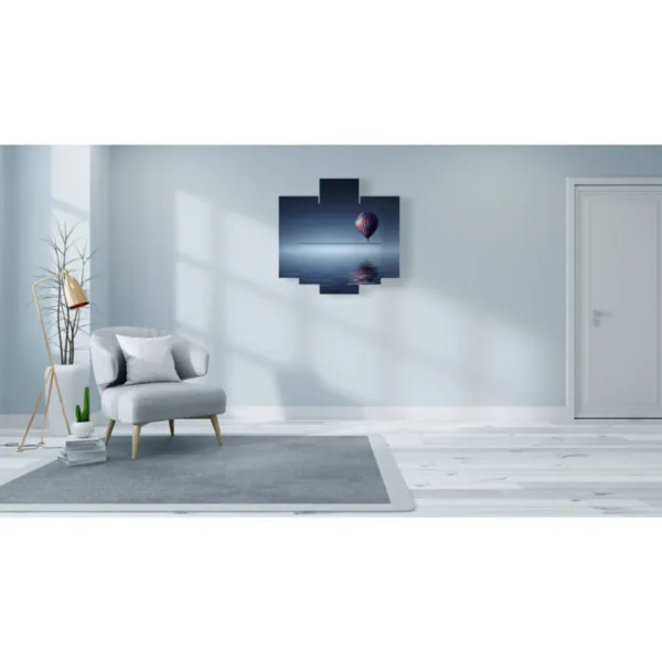 Modern paintings with hot air balloons