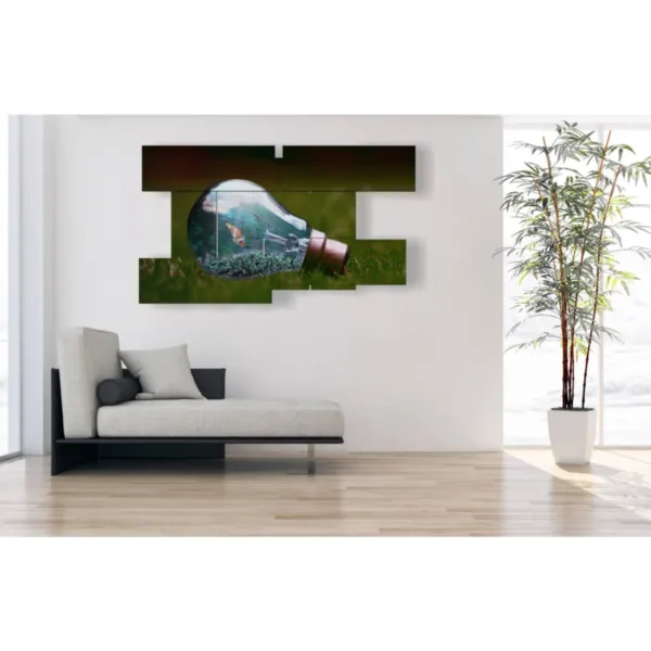 lampada decorativa quadro