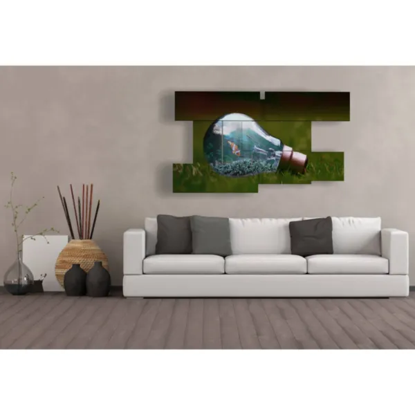 lampada da parete quadro