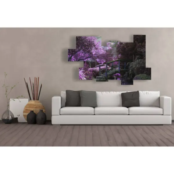 Gemälde mit modernen Blumenbildern