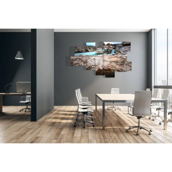 Tableaux paysagers peints à la main