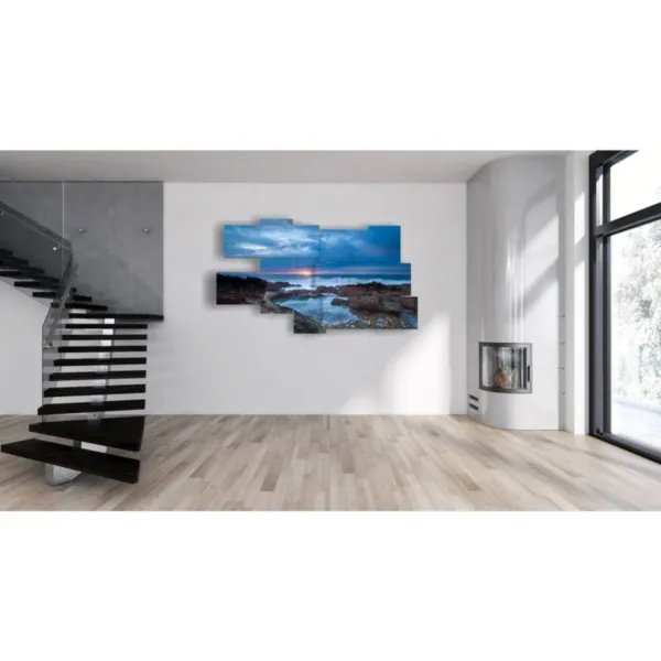 Modern sunset seascape paintings