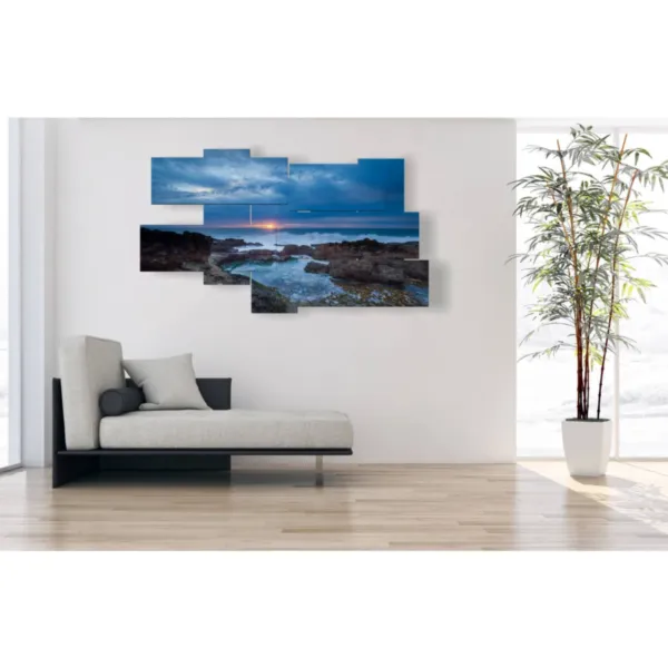 ornamental sea sunset paintings