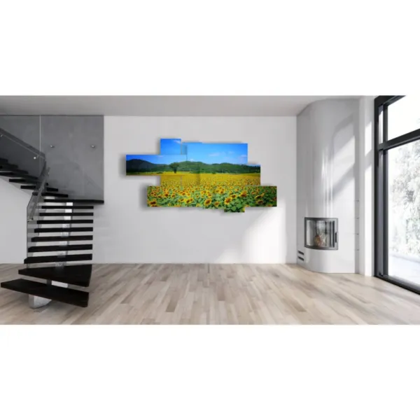 tableaux abstraits de fleurs