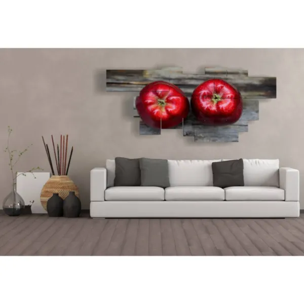 tableaux de fruits et légumes colorés