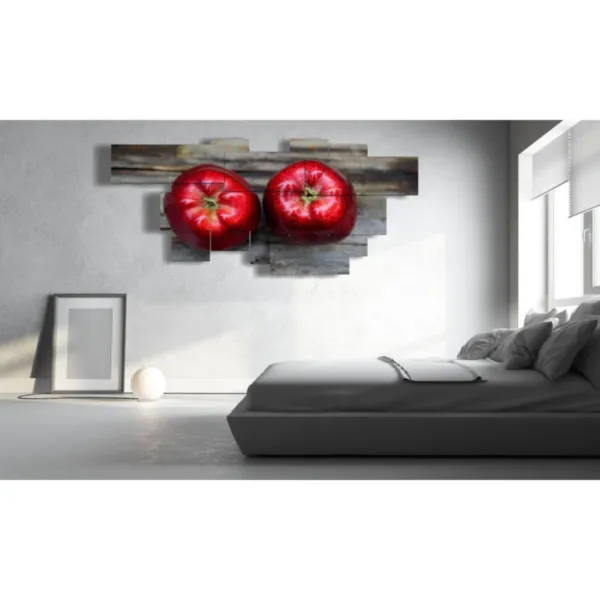 Tableaux de fruits et légumes peints à la main