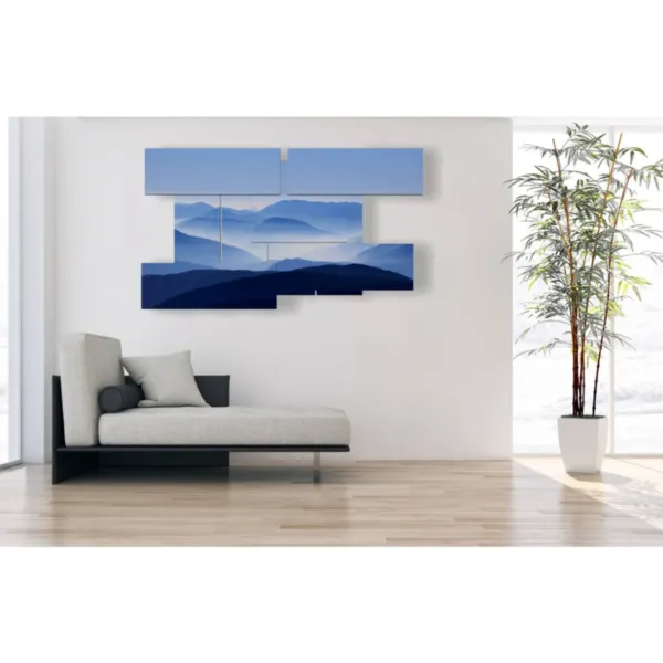 Tableaux, montagne, décoration d'intérieur.