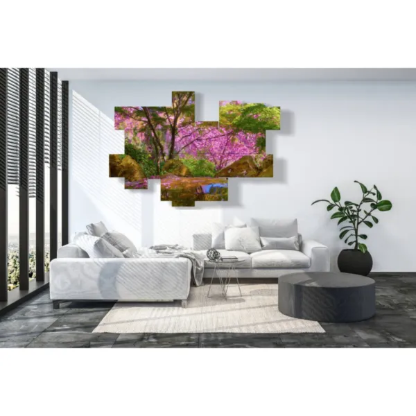 decoraciones murales con flores