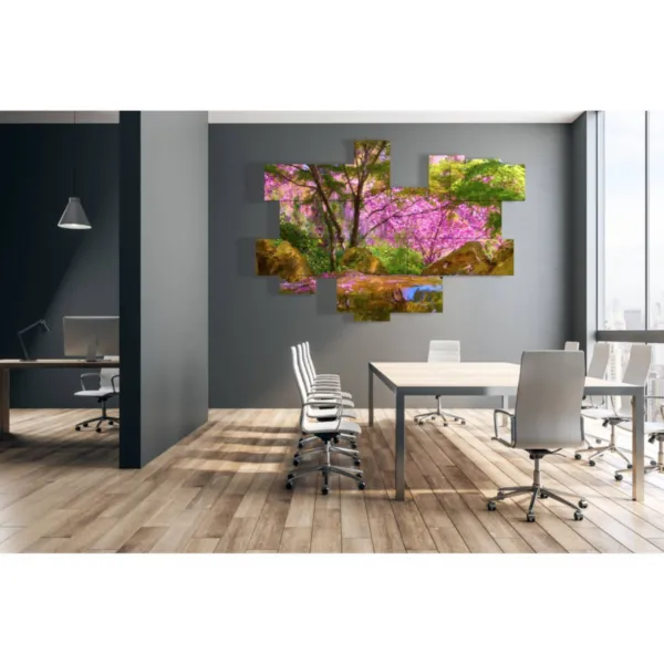 tableaux modernes floraux pour salon